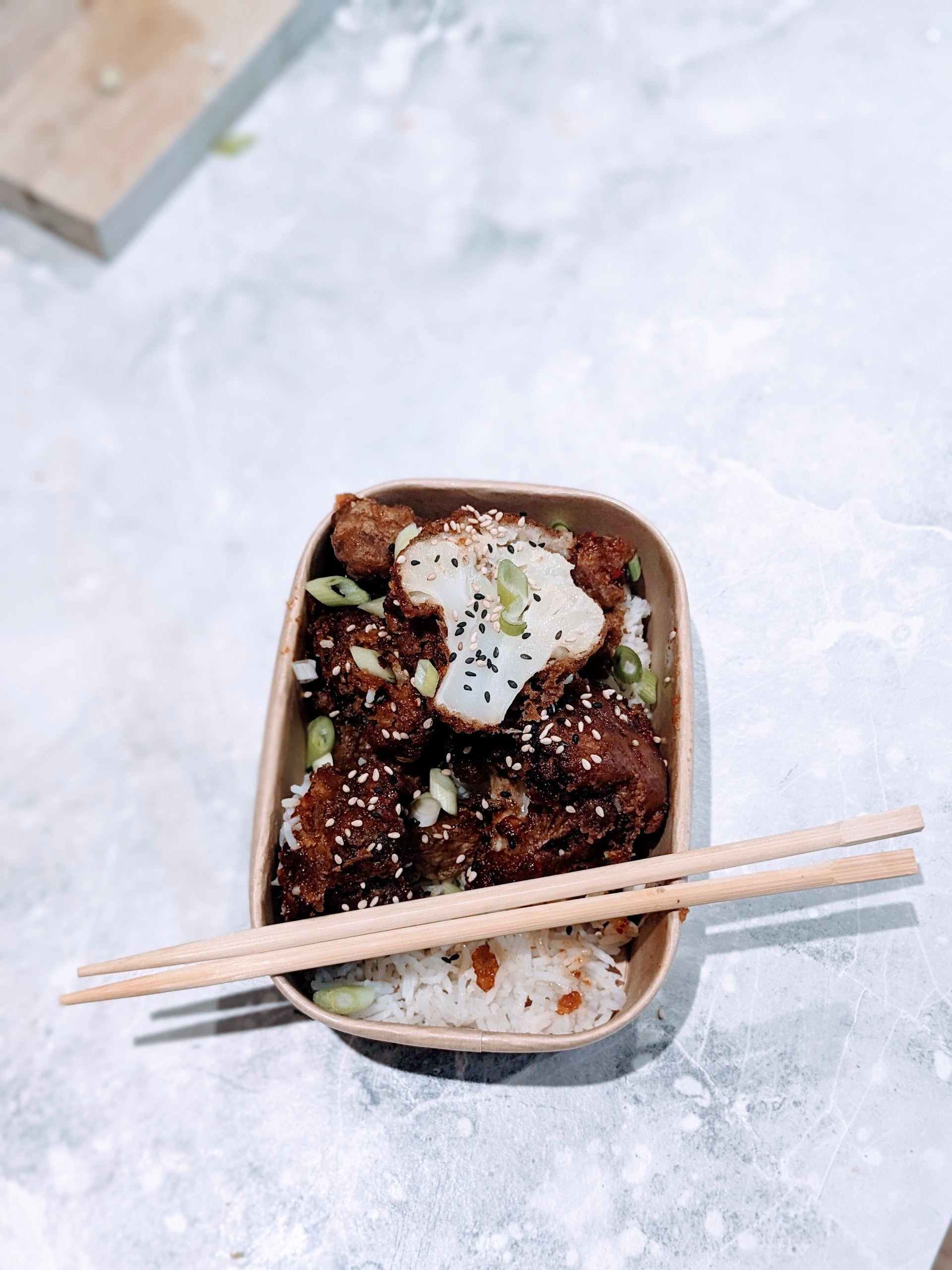 Korean Fried Tofu & Veg Set Menu - DELIVERY 2000-2100