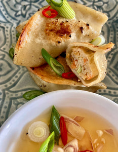 Vietnamese Chicken, Coconut & Lemongrass Potstickers