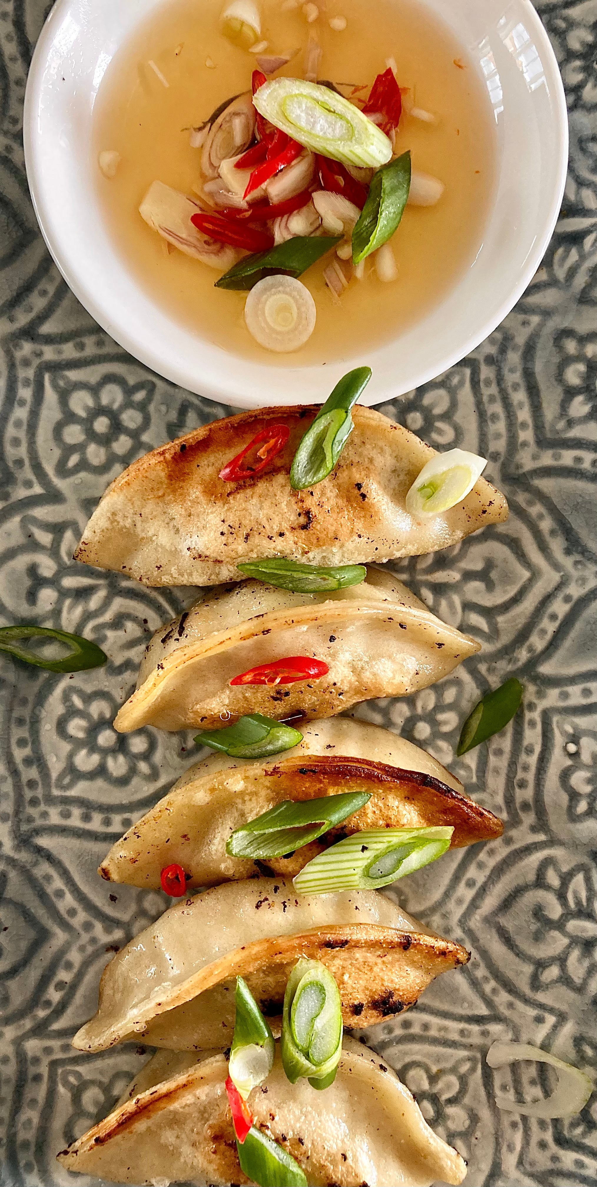 Vietnamese Chicken, Coconut & Lemongrass Potstickers